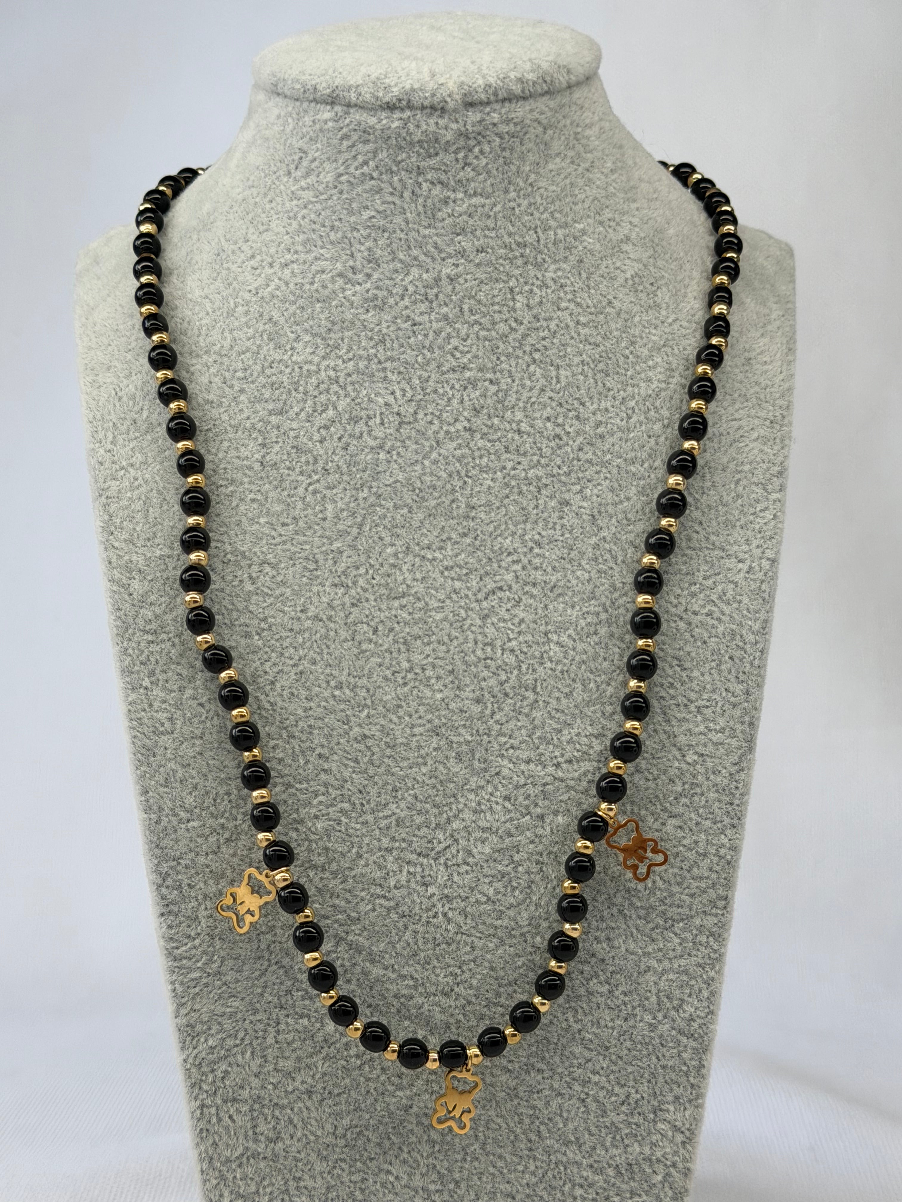 Naszyjnik Black Teddy Necklace