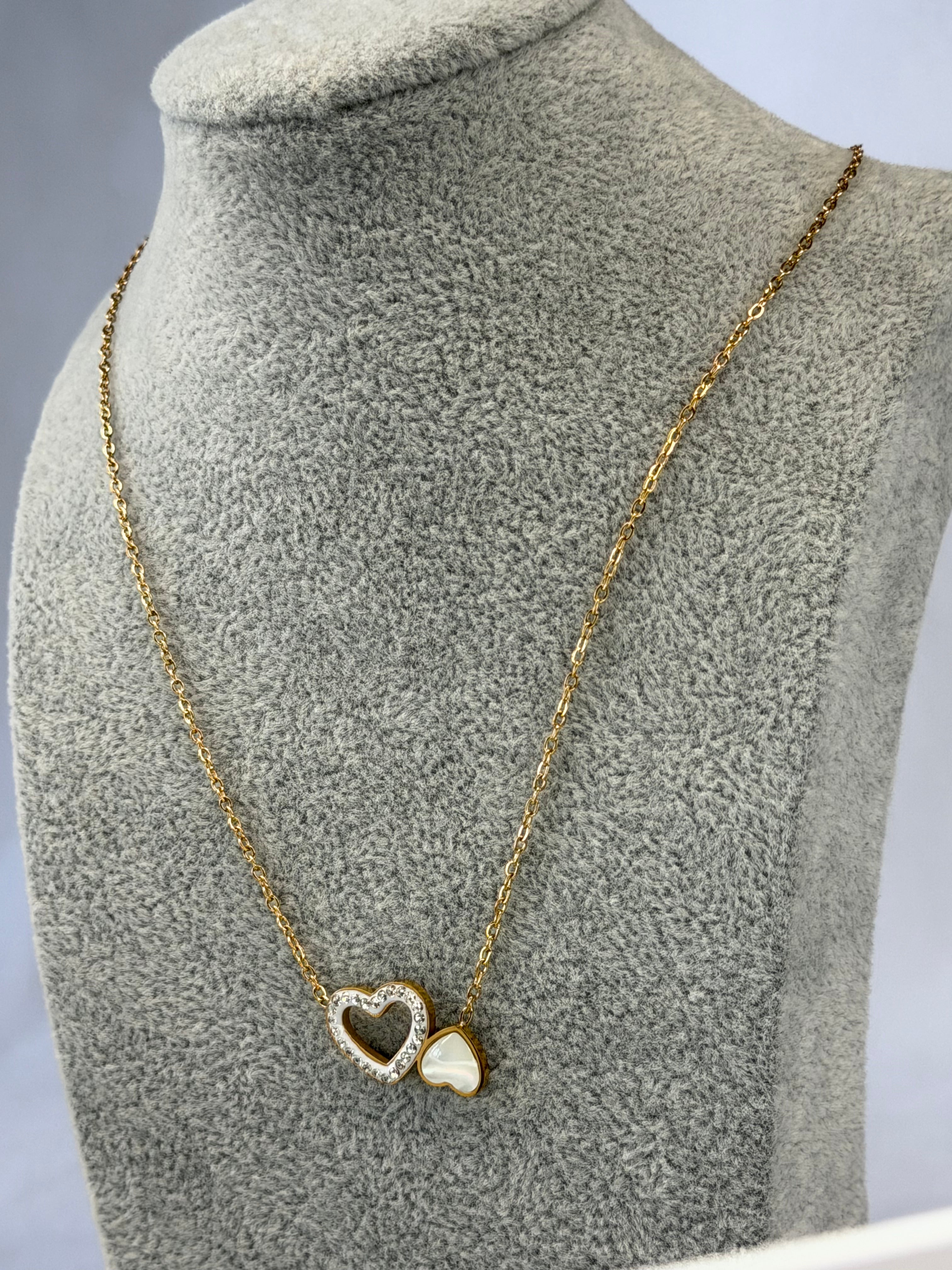 Naszyjnik Pearl Heart Necklace