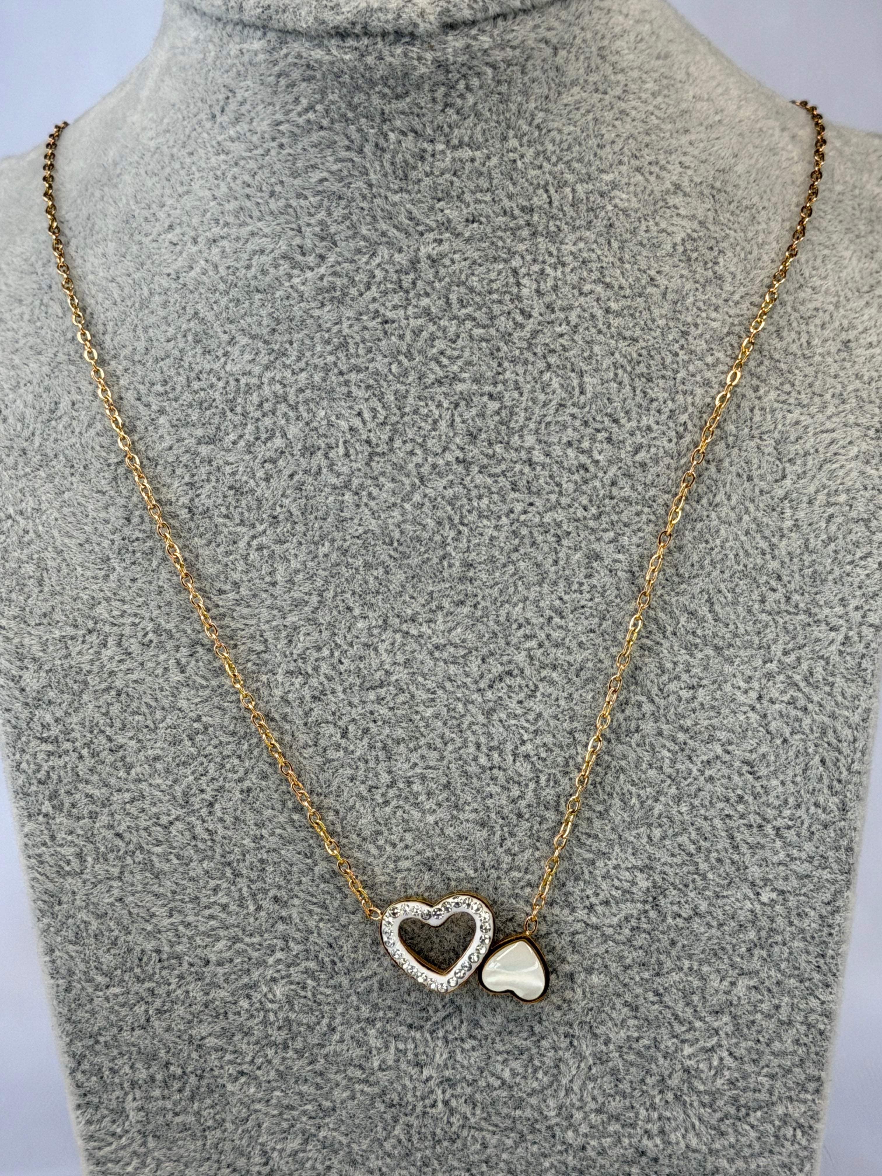 Naszyjnik Pearl Heart Necklace