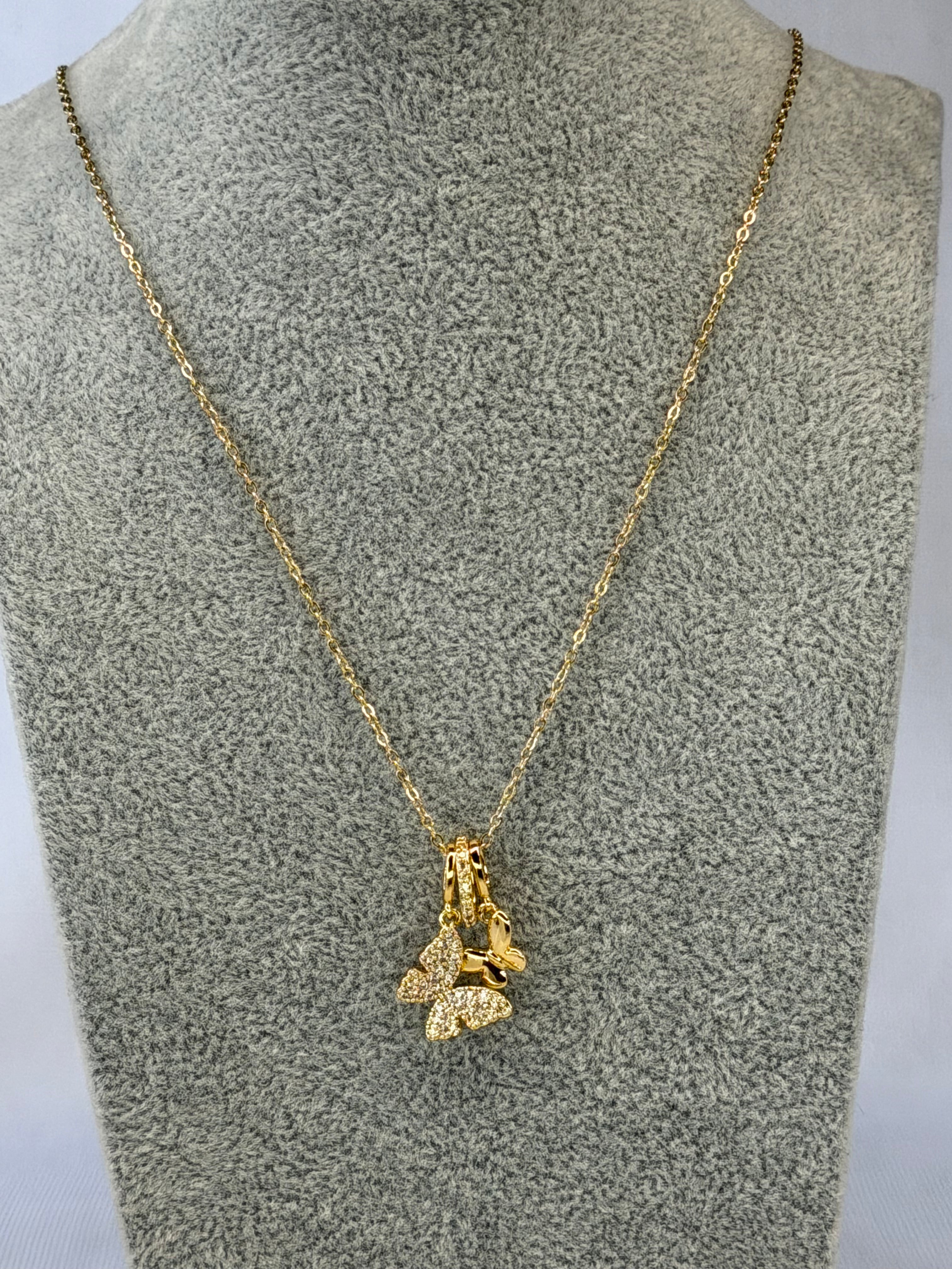Naszyjnik Golden Butterfly Necklace