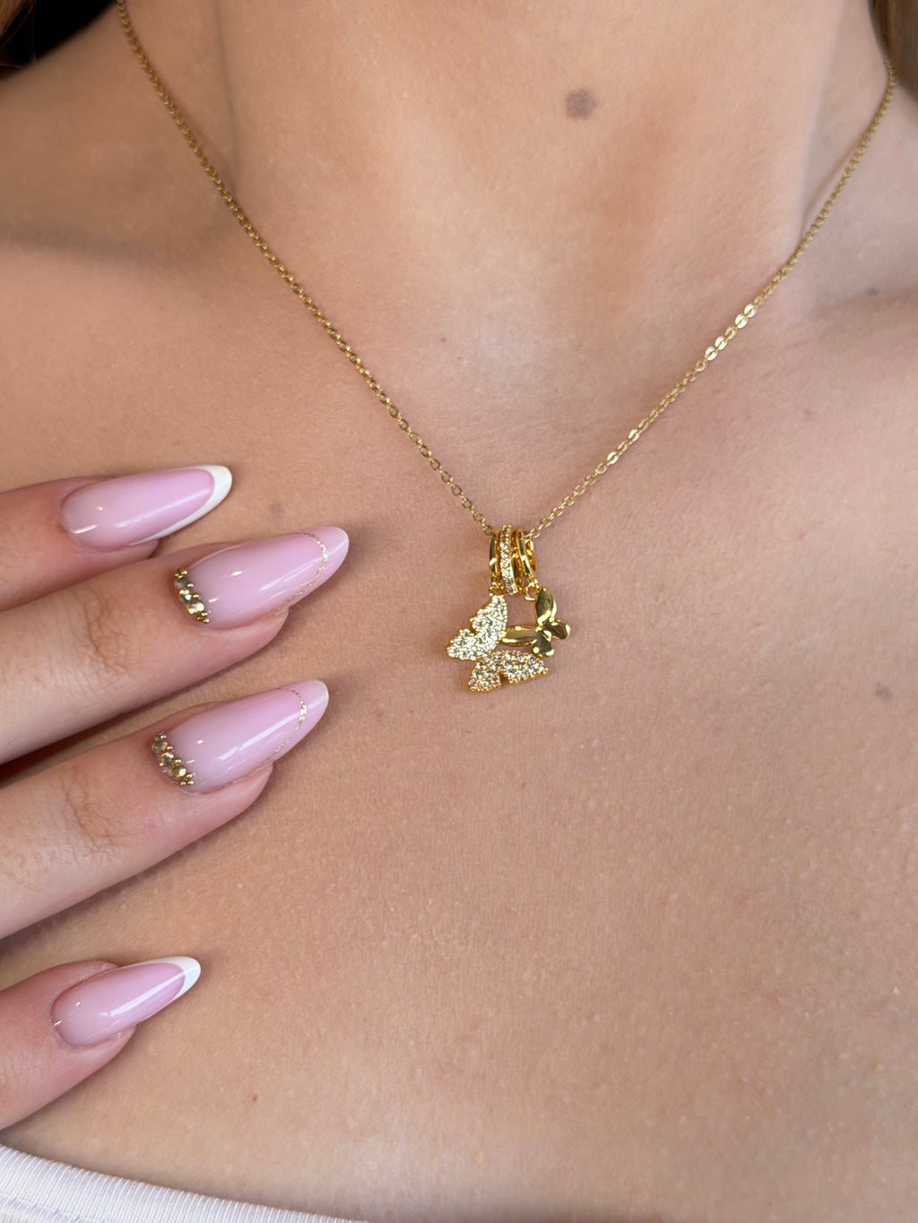 Naszyjnik Golden Butterfly Necklace