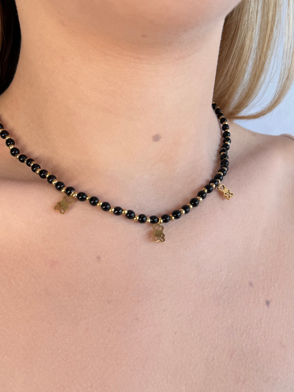 Naszyjnik Black Teddy Necklace