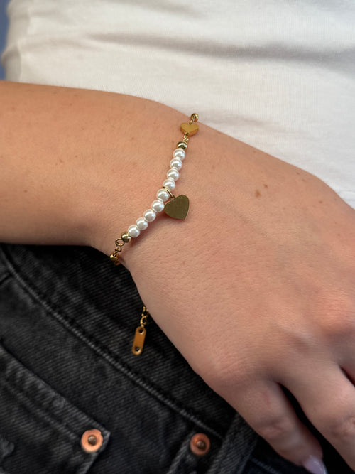 Bransoletka  Pearl Heart Luxe